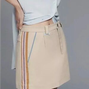 Maeve Side Stripe Mini Skirt | NWT | Size Large | Anthropologie
